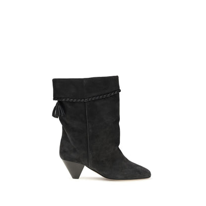 Black Calf Leather Bos Taurus Boots
