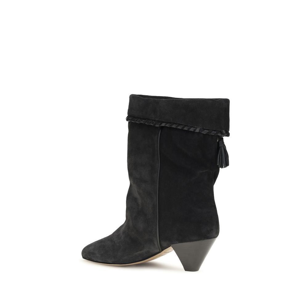 Black Calf Leather Bos Taurus Boots