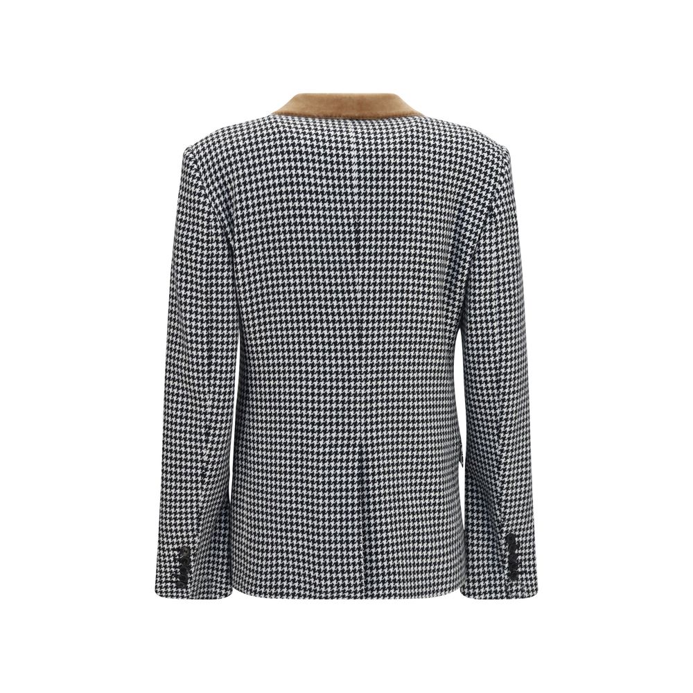 Multicolor Cashmere Full-Length Jacket
