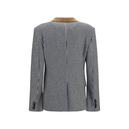 Multicolor Cashmere Full-Length Jacket