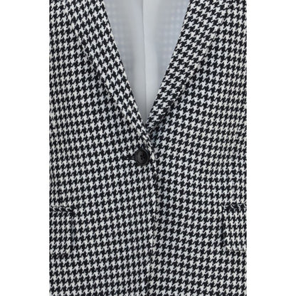 Multicolor Cashmere Full-Length Jacket