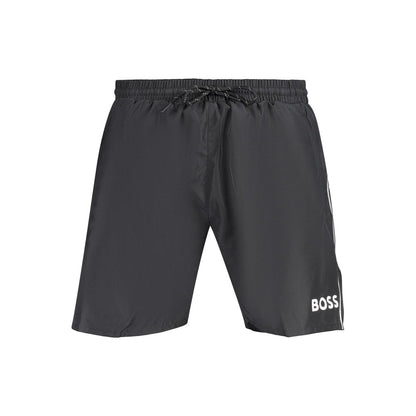 Nero Polyester Men's Shorts
