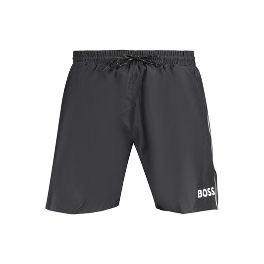 Nero Polyester Men's Shorts