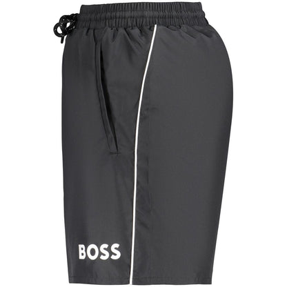 Nero Polyester Men's Shorts