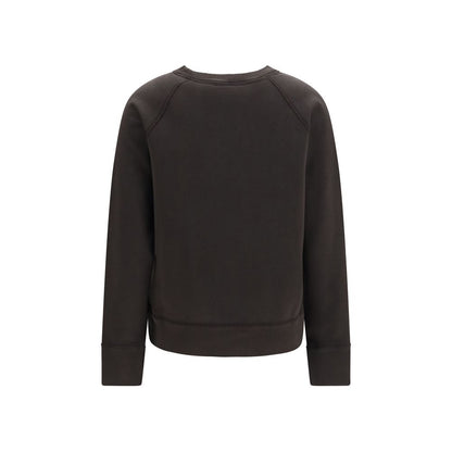 Black Cotton Sweatshirt