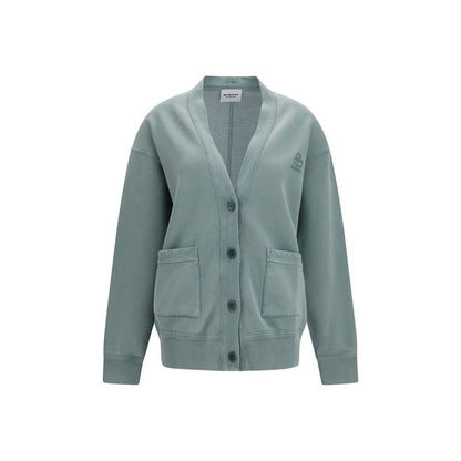 Gray Cotton Cardigan