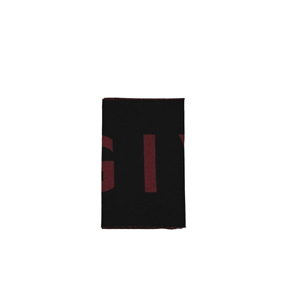 Black Virgin Wool Scarf