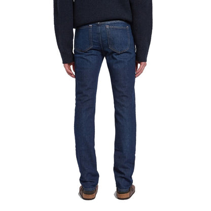 Blue Cotton Slim Fit Jeans