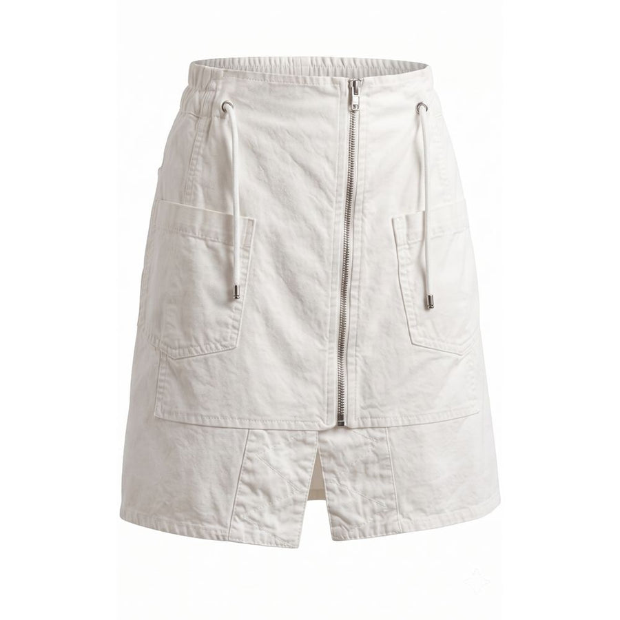 White Material Women Skirt