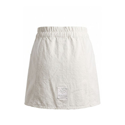 White Material Women Skirt