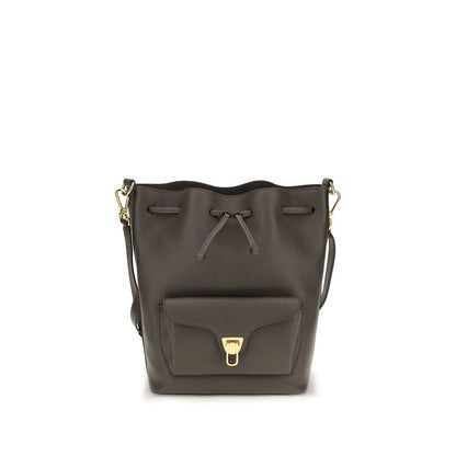 Brown Calf Leather Bos Taurus Backet Bag