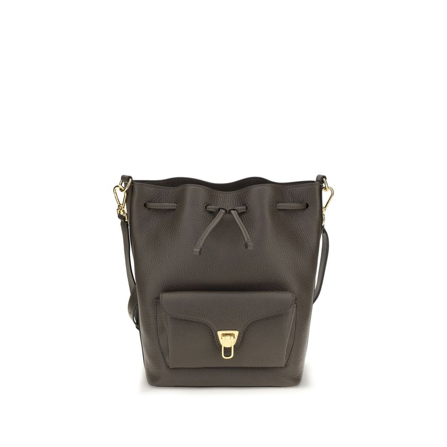 Brown Calf Leather Bos Taurus Backet Bag