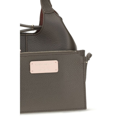 Brown Calf Leather Bos Taurus Handbag