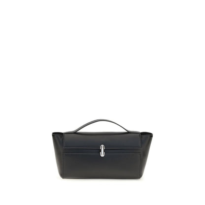 Black Calf Leather Bos Taurus Clutch Bag