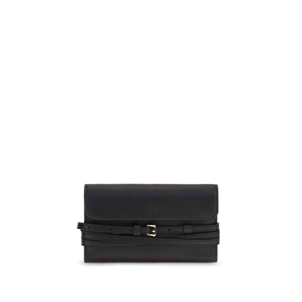 Black Goatskin Shoulder Bag