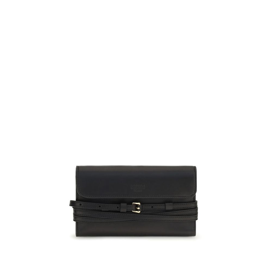 Black Goatskin Shoulder Bag