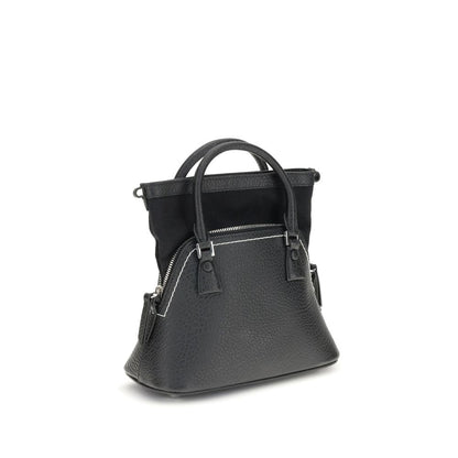 Black Calf Leather Bos Taurus Handbag