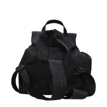 Black Fabric Backpack