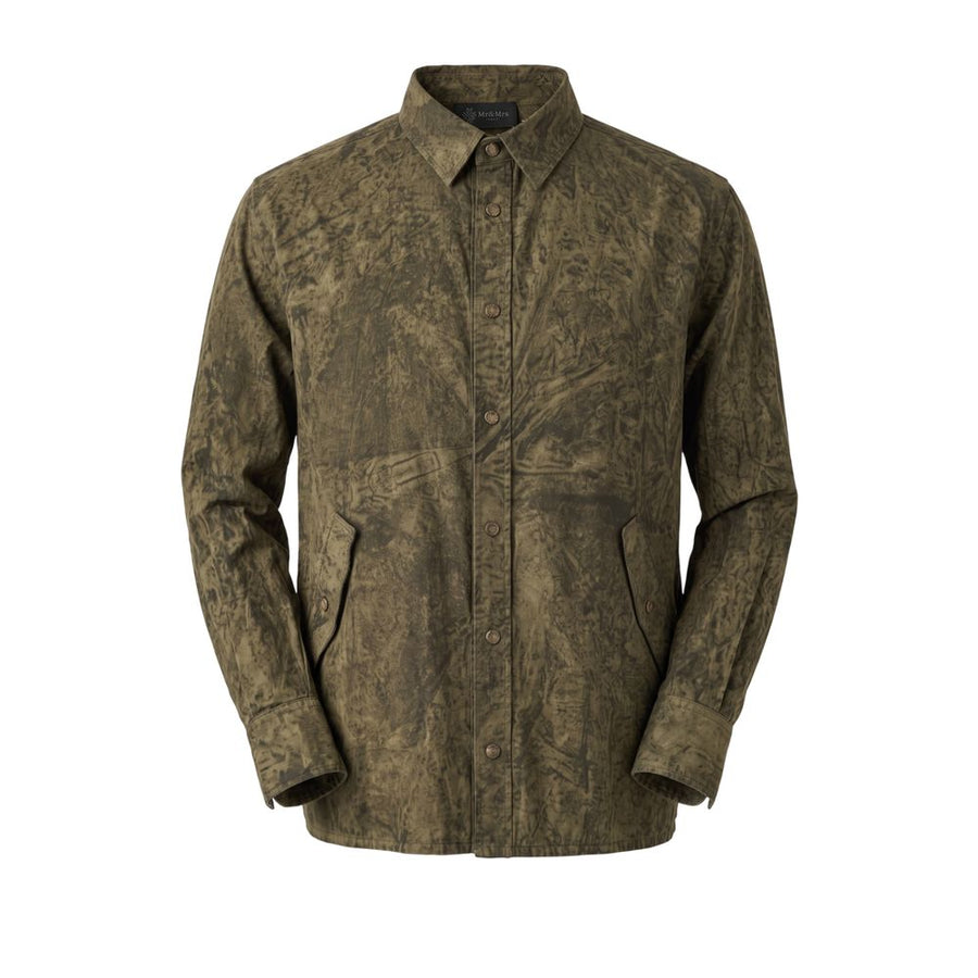Green Viscose Men's Shirt