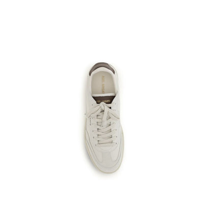 White Calf Leather Bos Taurus Athletic Sneakers