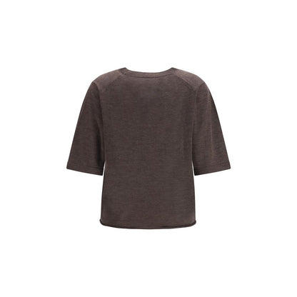 Brown Cashmere T-Shirt