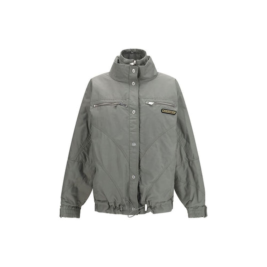 Gray Cotton Bomber