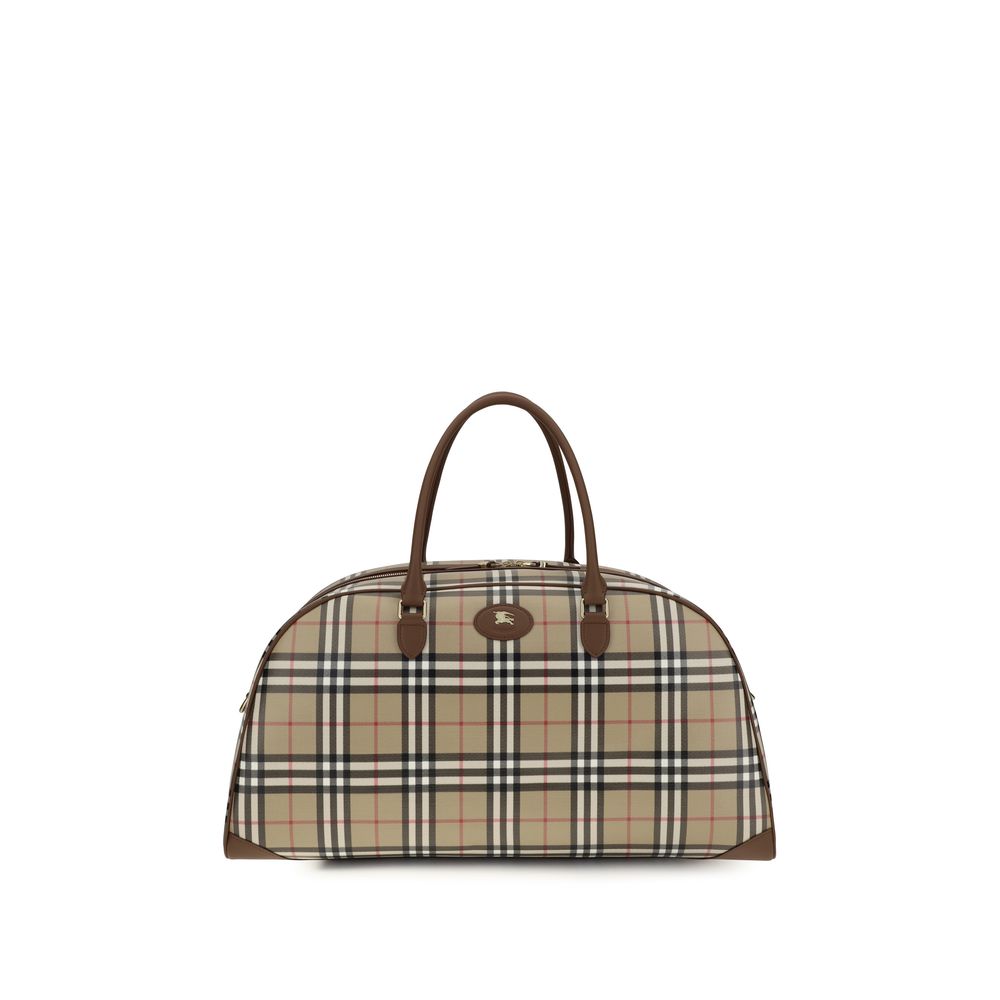 Beige Cotton Shoulder Bag