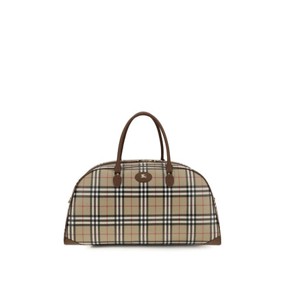 Beige Cotton Shoulder Bag