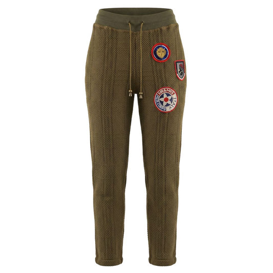 Green Mesh Women Pants