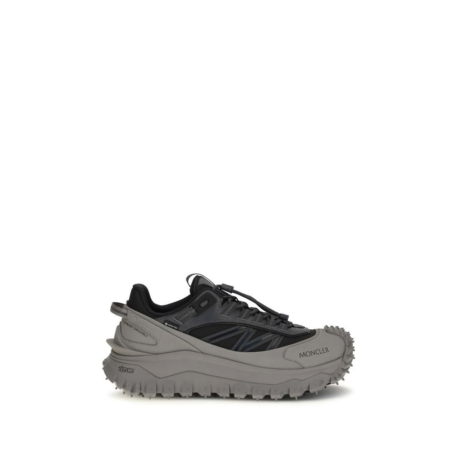 Gray Calf Leather Bos Taurus Athletic Sneakers