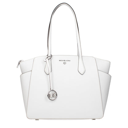 White Leather Shoulder Bag