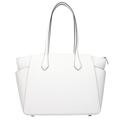 White Leather Shoulder Bag
