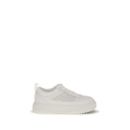 White Polyamide Athletic Sneakers