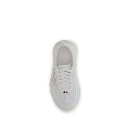 White Polyamide Athletic Sneakers