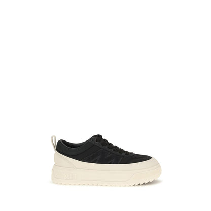 Black Polyamide Athletic Sneakers