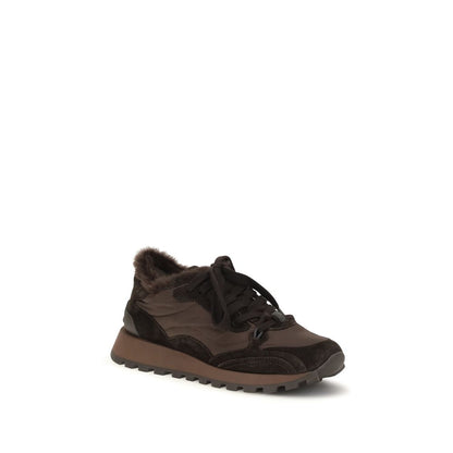 Black Calf Leather Bos Taurus Athletic Sneakers
