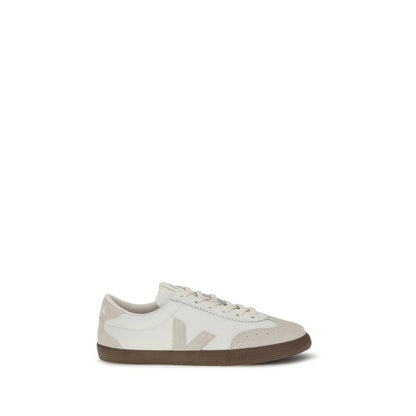 White Calf Leather Bos Taurus Sneakers