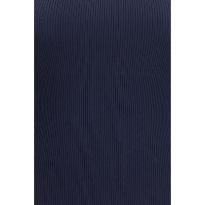 Blue Viscose Tank Tops
