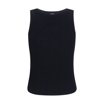 Black Viscose Tank Tops