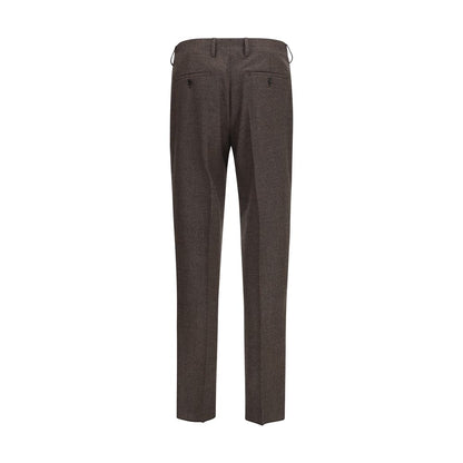 Brown Viscose Dress Pants