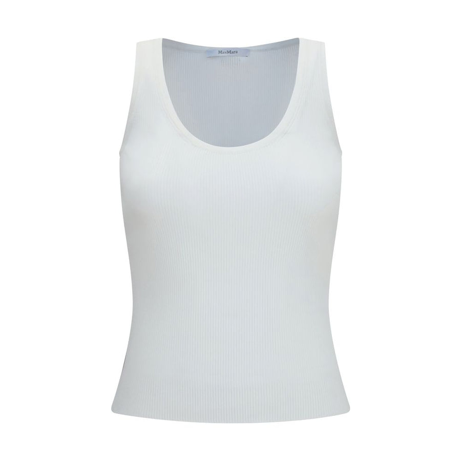 White Viscose Tank Tops