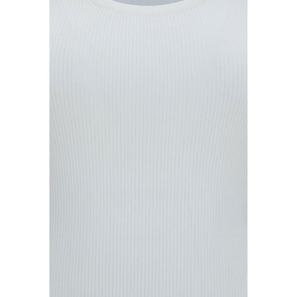 White Viscose Tank Tops