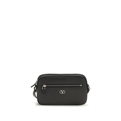 Black Calf Leather Bos Taurus Shoulder Bag