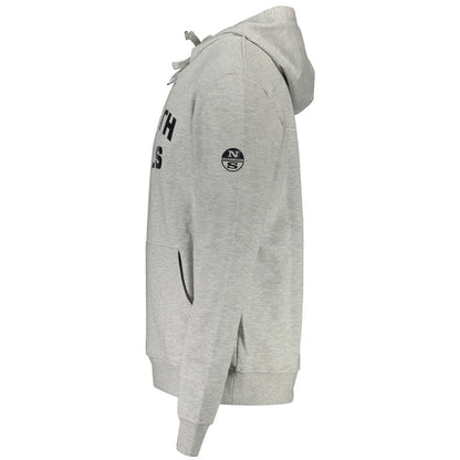 Grigio Cotton Men Sweatshirt