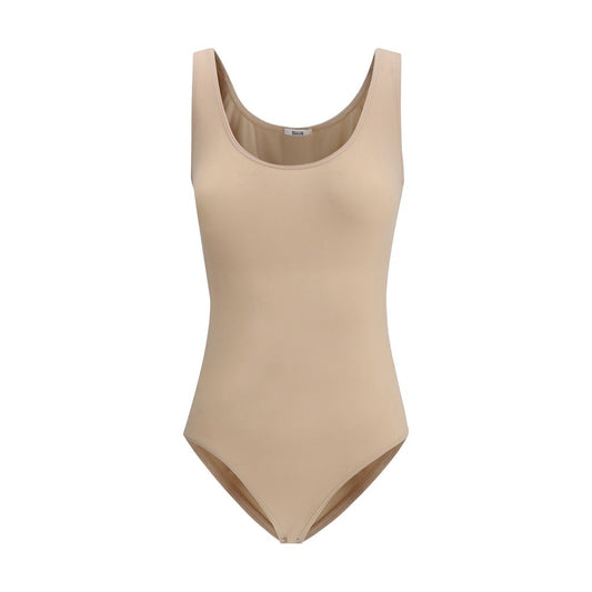Beige Polyamide Bodysuit