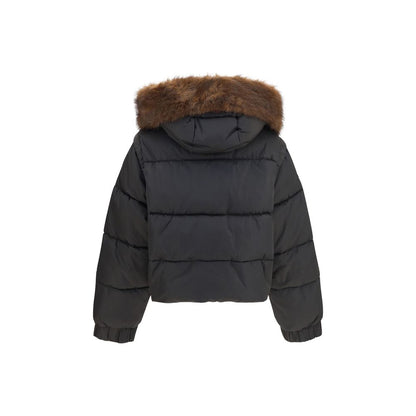 Brown Goose Down Full-Length Jacket