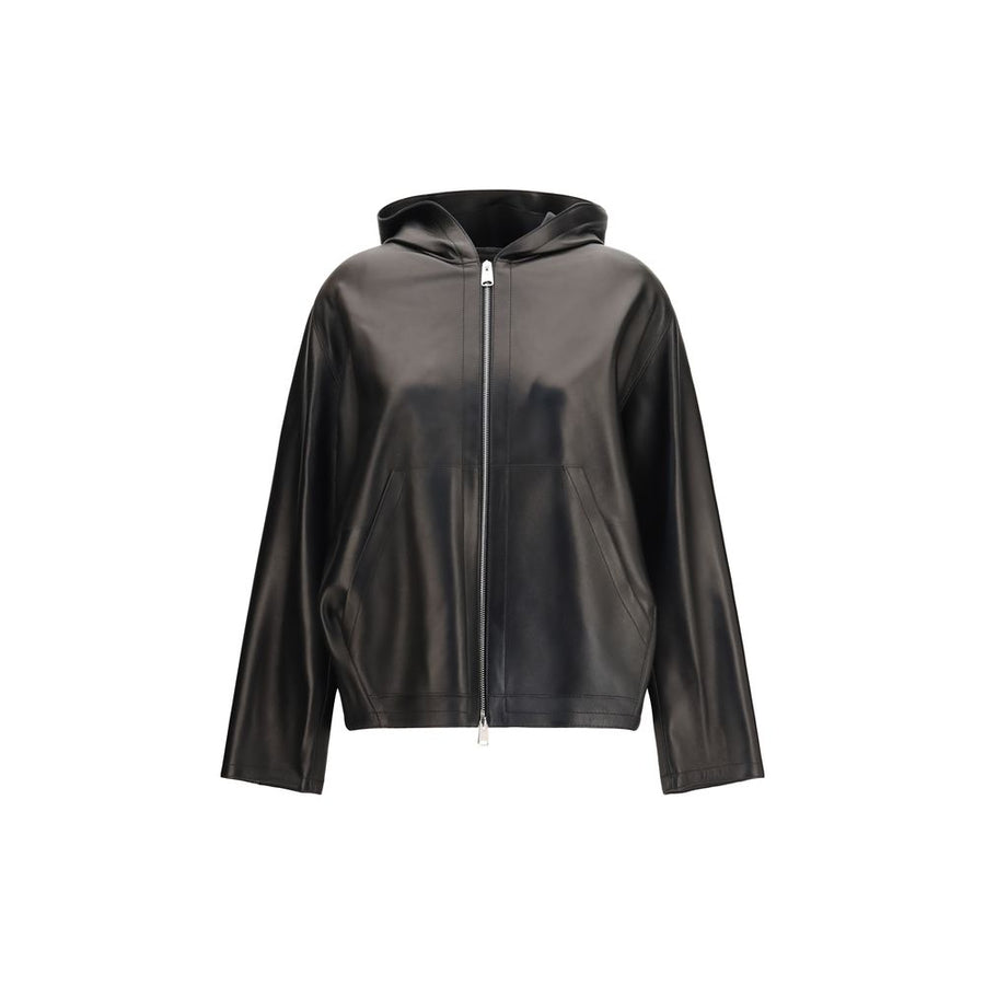 Black Lamb Ovis Aries Aries Leather Jacket