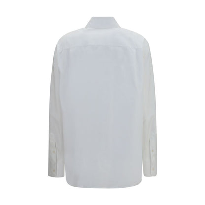White Cotton Dress Shirt
