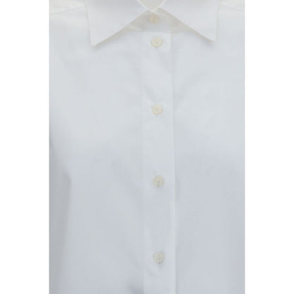 White Cotton Dress Shirt