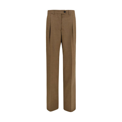 Brown Wool Oves Aries Dress Pants